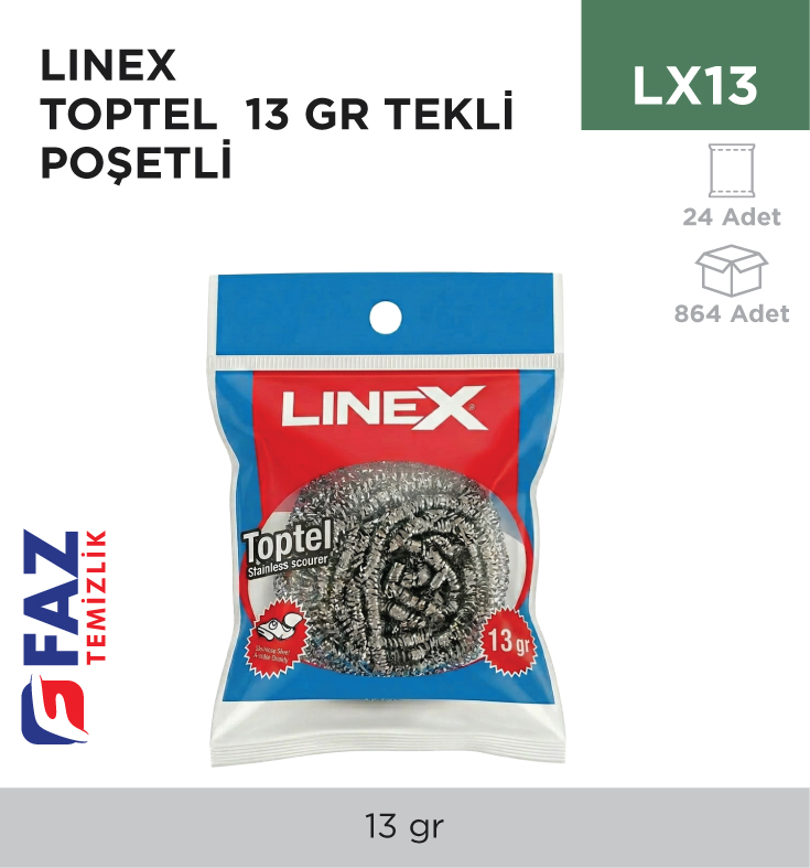 Linex Toptel 13 gr Tekli Poşetli 