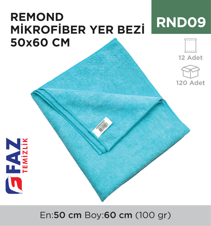 Remond Mikrofiber Yer Bezi 50x60 cm 100 gr