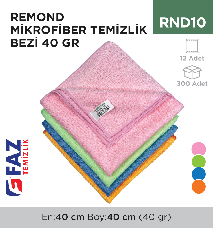 Remond Mikrofiber Temizlik Bezi 40 gr