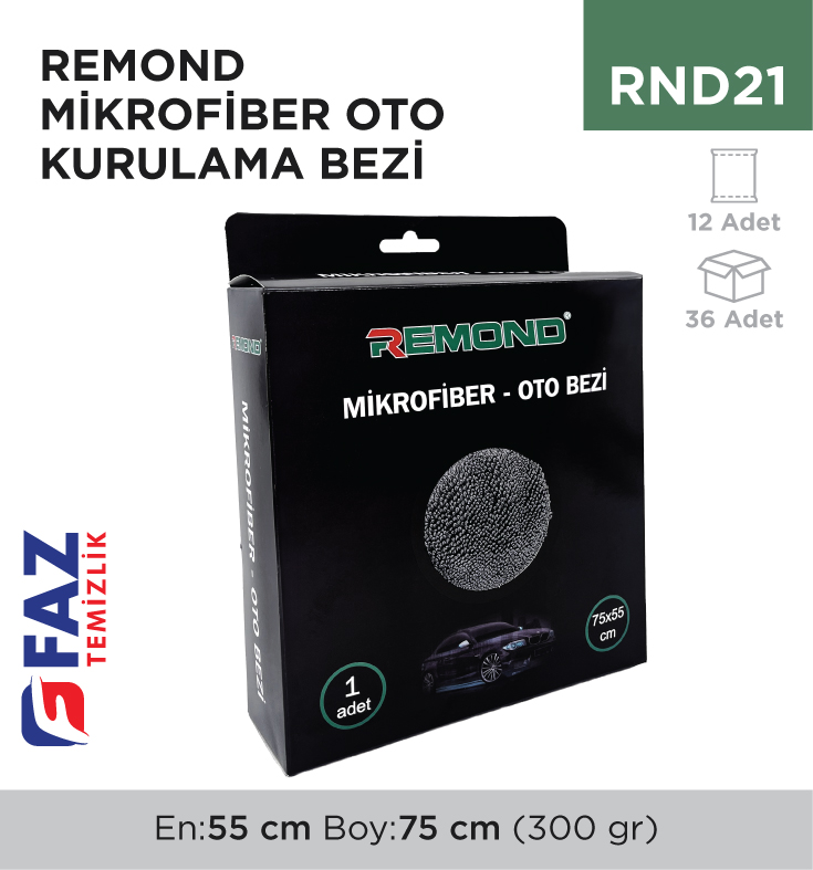 Remond Mikrofiber Oto Kurulama Bezi