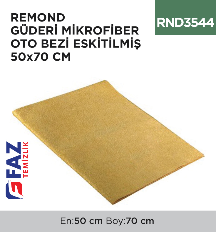 Remond Güderi Mikrofiber Oto Bezi Eskitilmiş 50x70 cm