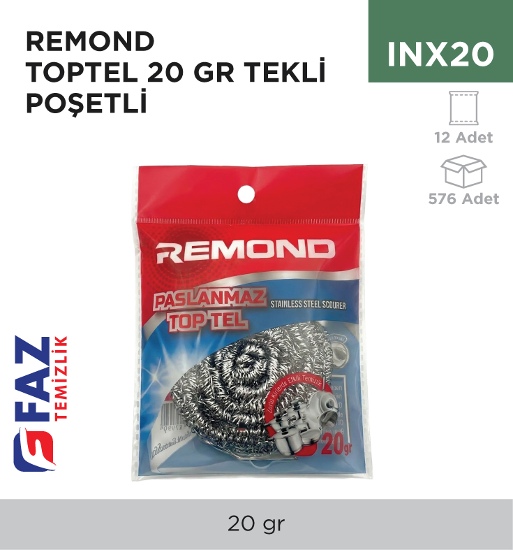 Remond Toptel 20 gr Tekli Poşetli 