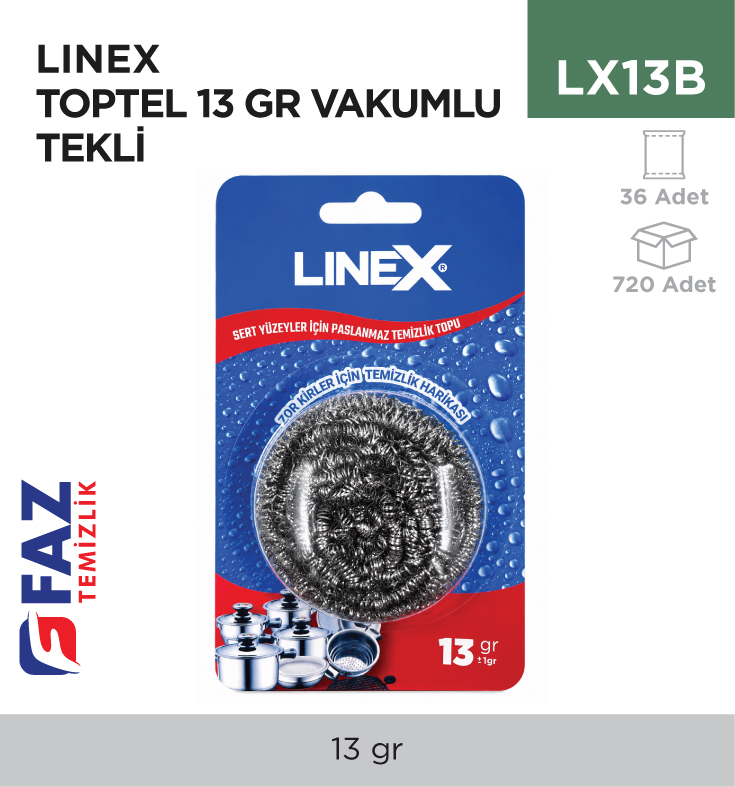 Linex Toptel 13 gr Vakumlu Tekli 