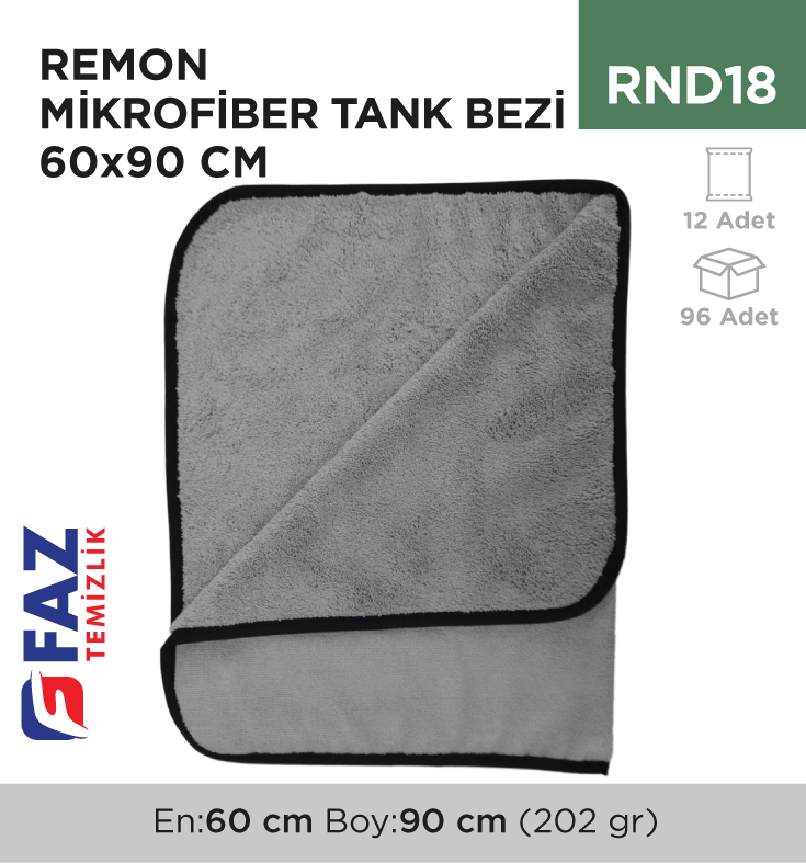 Remond Mikrofiber Tank Bezi 60x90 cm